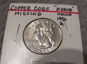 A-1996-D-Quarter---Missing-The-Copper-Core-Error,-Comments..